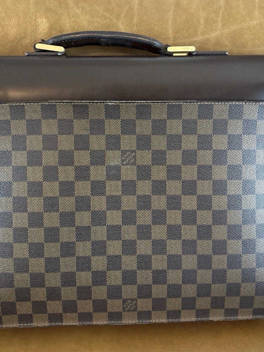 Louis Vuitton Dark Brown and Tan Damier Briefcase - Picture 2 of 15